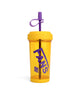 FANS WATER BOTTLE WITH STRAW (YELLOW)