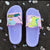 KIDS' DINOSAUR SLIPPERS (PURPLE)